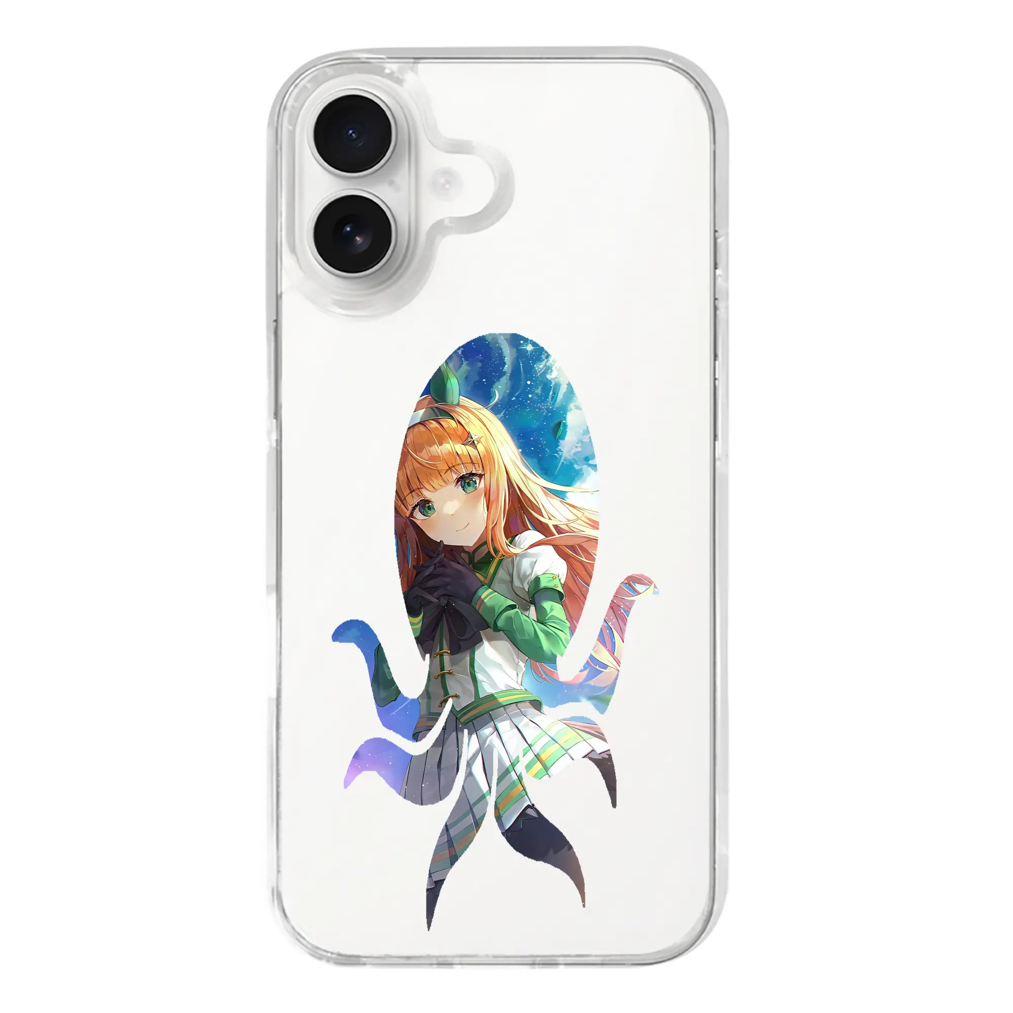 ウマ娘 プリティーダービー グッズ サイレンススズカ - iPhone 17シリーズ 透明スマホケース – 薄型・耐衝撃・精密フィット保護カバー